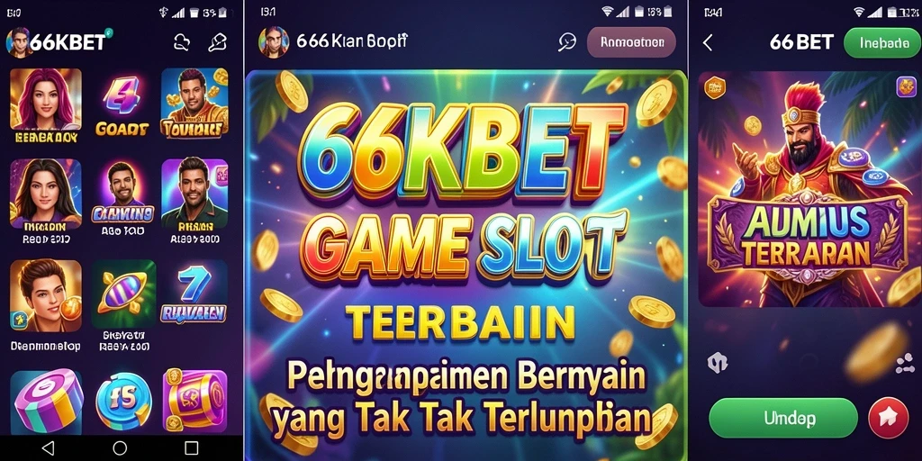 Tampilan menarik dari gameplay Slot 66KBET yang mendebarkan.