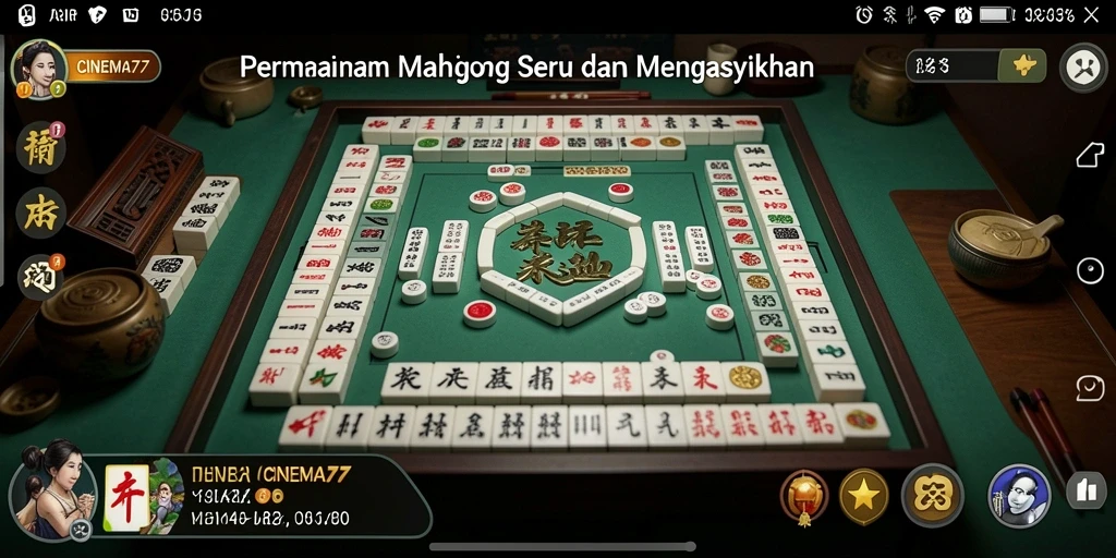 Tampilan gameplay CINEMA77 yang mendebarkan dan penuh warna.