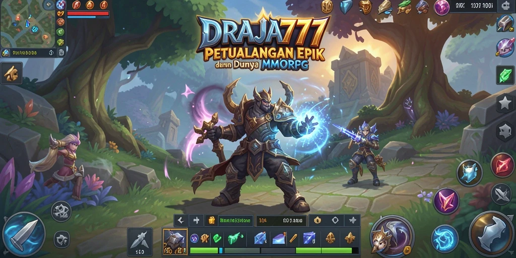 Gameplay DRAJA777 yang menegangkan dalam dunia MMORPG.