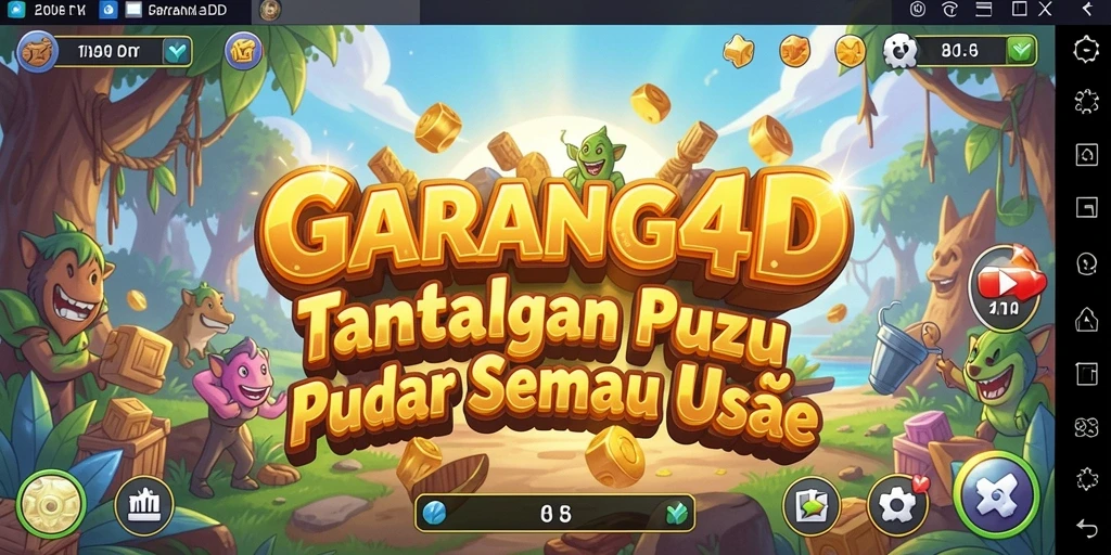 Gameplay seru dari GARANG4D menampilkan tantangan Puzzle menarik.