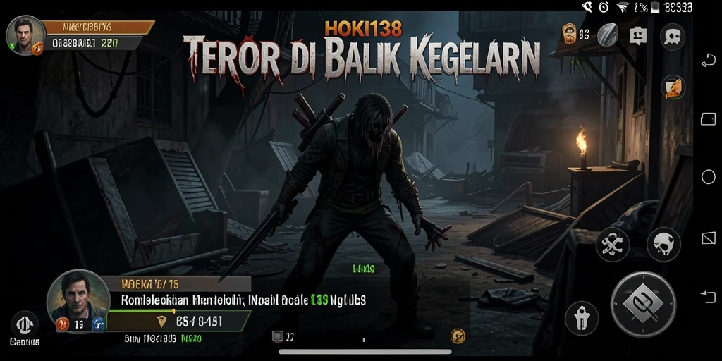 Gameplay HOKI138 yang menegangkan dalam suasana Horror.
