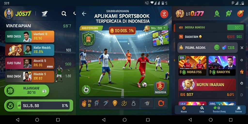 Screenshot utama JOS77 menampilkan tampilan taruhan olahraga yang menarik.