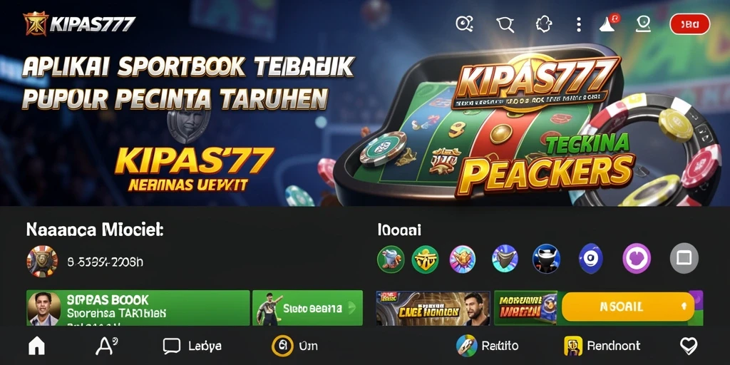 Tampilan antarmuka KIPAS777 dengan pilihan taruhan yang menarik.