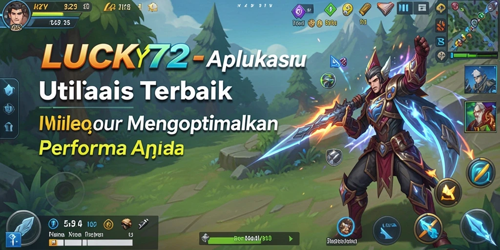 Tampilan antarmuka pengguna LUCKY72 yang intuitif dan sederhana.