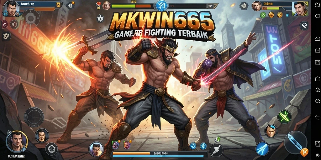 Screenshot gameplay MKWIN666 dengan aksi pertarungan yang mendebarkan.