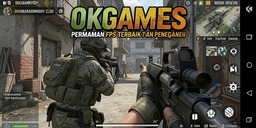 Tangkapan layar gameplay OKGAMES yang menampilkan aksi menegangkan.