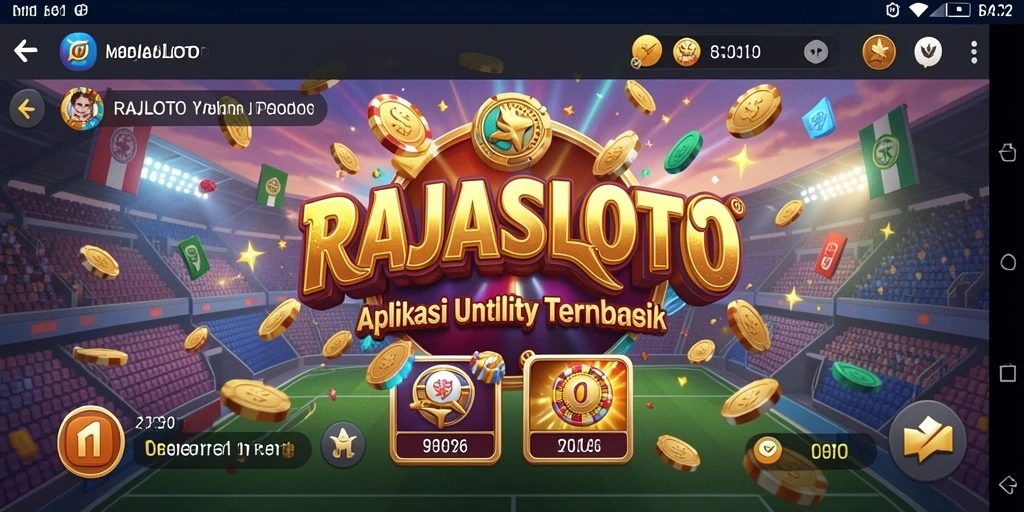 Tampilan antarmuka RAJASLOTO yang mudah digunakan.
