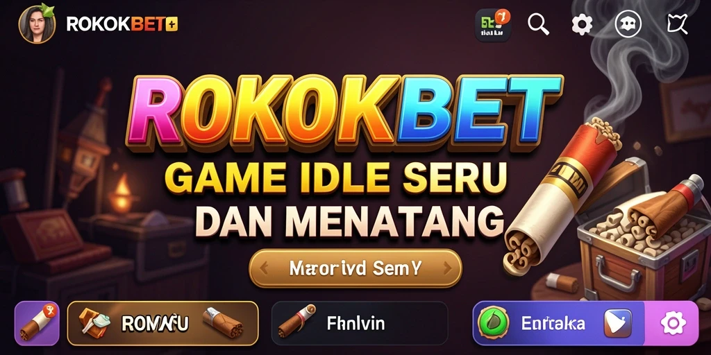Tampilan gameplay ROKOKBET yang menarik dan interaktif.
