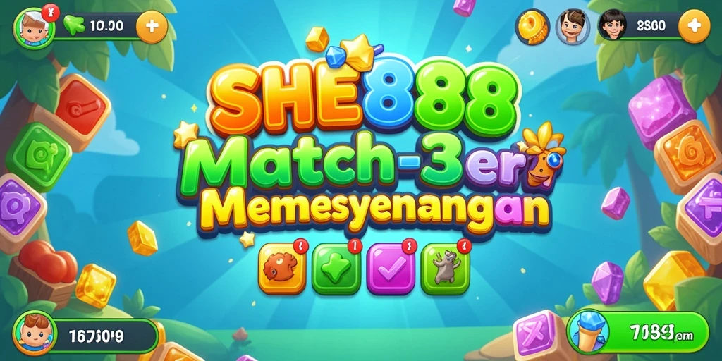 Tangkapan layar gameplay SHE888 yang penuh warna dan seru.