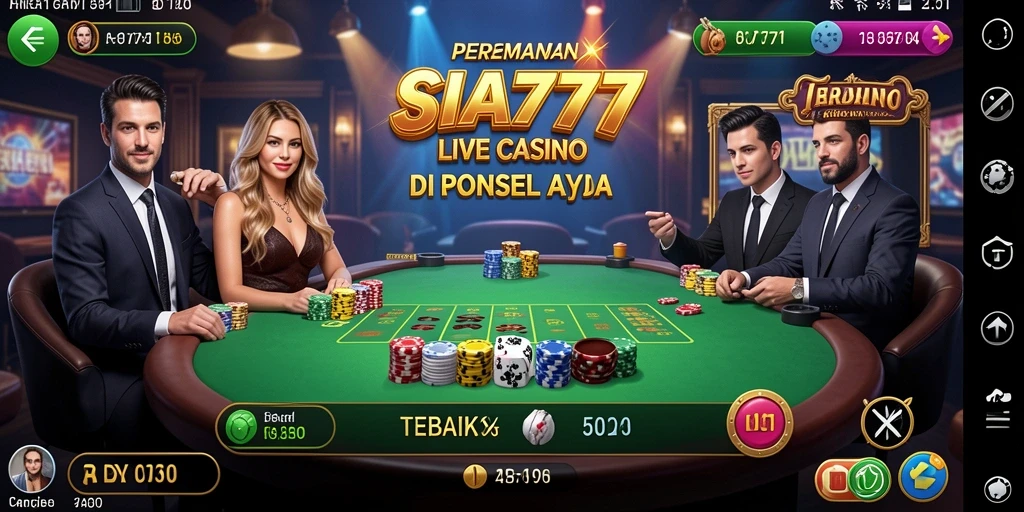 Tampilan screenshot gameplay SIA777 yang menarik di Live Casino.
