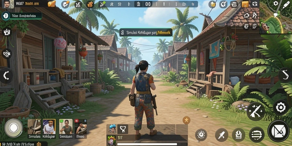 Tangkapan layar gameplay WG87 yang menarik dan interaktif.